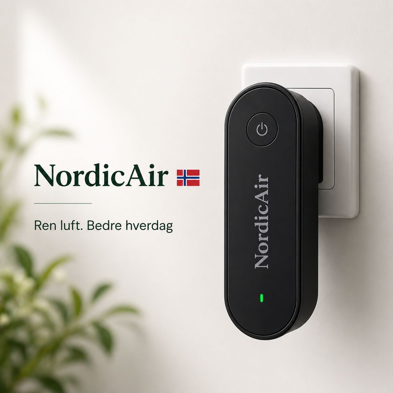 NordicAir™ Luftrenser | Pust fritt i soverommet ditt på bare 30 minutter