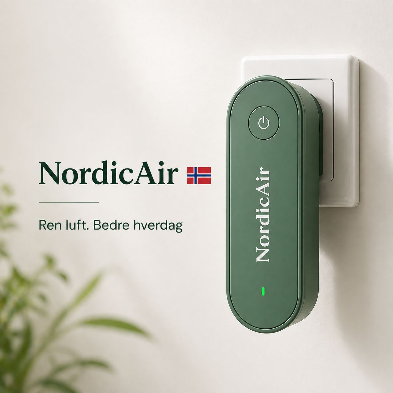 NordicAir™ Luftrenser | Pust fritt i soverommet ditt på bare 30 minutter